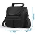 thumbnail image 3 of Spencer Compact Camera Bag Case Shockproof Protective Camera Crossbody Shoulder Bag Compatible for Nikon Canon Sony DSLR (4.9 * 3.7 * 6.1 inches), 3 of 8