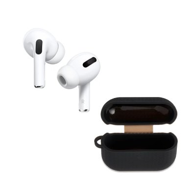 Apple AirPods Pro with MagSafe Charging Case and onn. Charging Case Cover