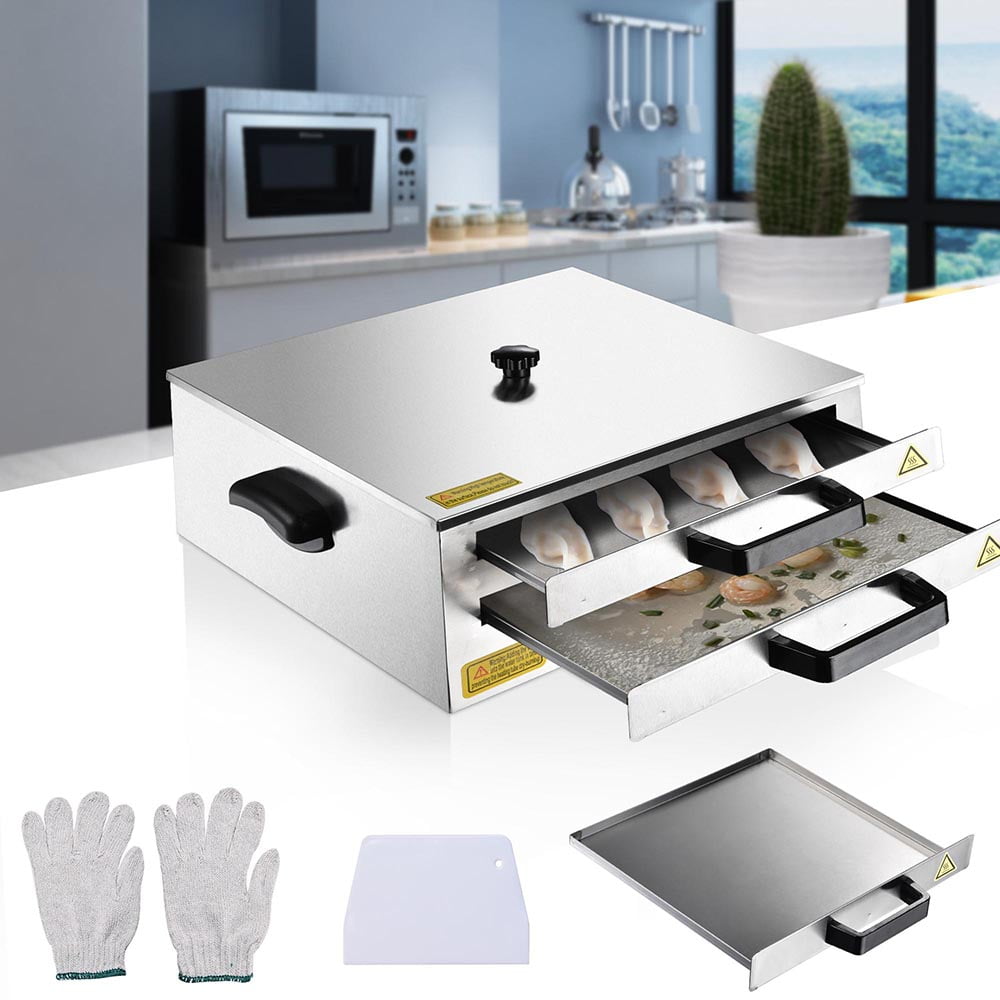 WeChef 2 Layer Cheung Fun Steamers Rice Noodle Roll Steamer Machine