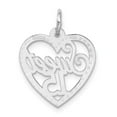 thumbnail image 5 of Auriga Fine Jewelry 14K White Gold Sweet 15 Charm for Women (L-22 mm, W-16 mm), 5 of 7