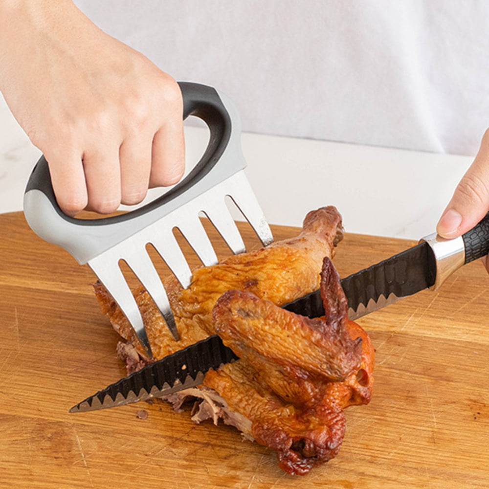 1pc Plastic Bear Claw Meat Shredder, Bbq Cooking Tool For Pulled Pork,  Chicken, Turkey, Beef And More, Heat Resistant Separation Forks