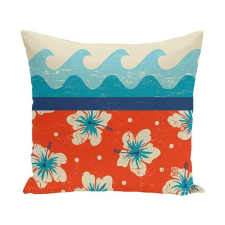 bay isle home golden beach floral outdoor throw pillow walmart com