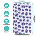 thumbnail image 5 of Butterfly Rose Floral Kitchen Mat, Botanical Absorbent Coffee Bar Pad, Wildflower Bloom Drying Mat, 12x20in, 5 of 7