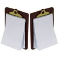 thumbnail image 2 of OUNONA 2-Pack Miniature Clipboard Writing Boards for Dollhouse Accessories and Stationery Supplies, 2 of 7