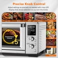 thumbnail image 3 of MOOSOO 30 Quart Air Fryer Oven, Toaster Oven with LED Digital Screen, Knob Control, Dehydrator & Bake, 3 of 9