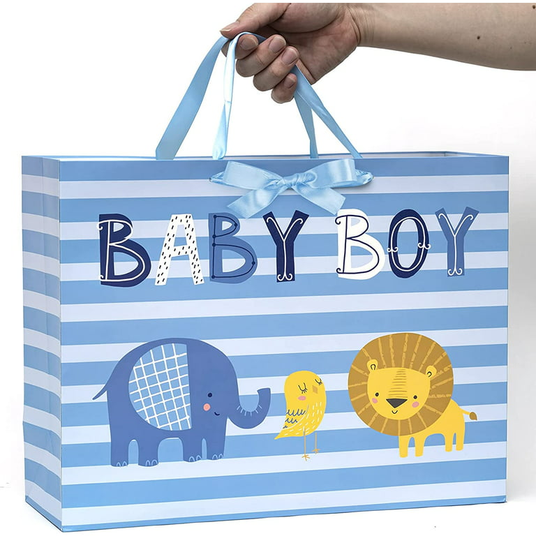 MAYPLUSS 16 Extra Large Gift Bag with Gift Card and Tissue Paper