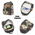thumbnail image 5 of FORMRS Mini Backpack Purse for Women Travel Daypack Casual Shoulder Bag, Black Skeleton, 5 of 7