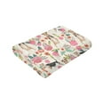 thumbnail image 6 of Wijzvio Wire Fox Terrier Dogs Lovers Flower Floral Throw Blanket Soft Fuzzy Fleece Blanket For Couch Bed Living Room Decoration 60"X50", 6 of 9