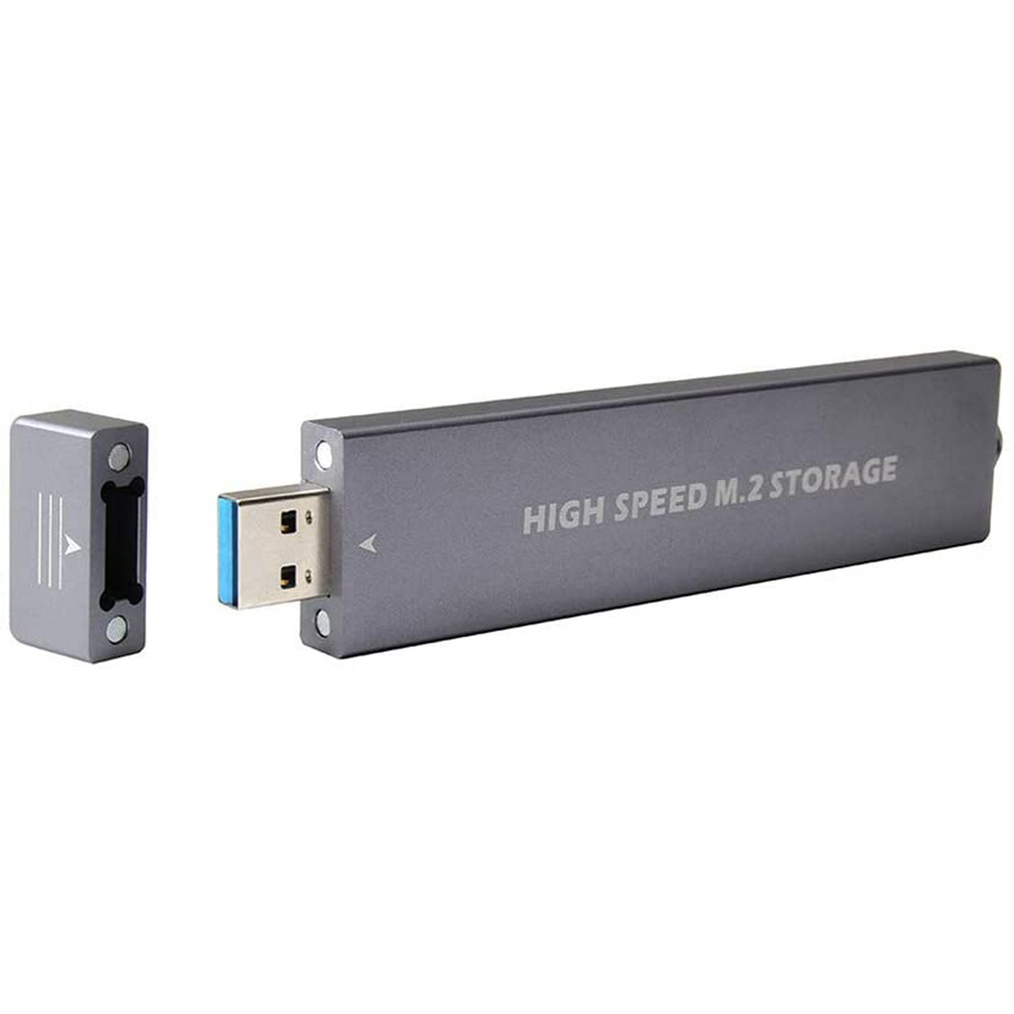M.2 Hard Disk Case M.2 SSD to USB3.1 Type A HDD Enclosure Support SATA NVME Protocol Not Support PCI E AHCI Protocol Walmart