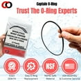 thumbnail image 6 of Captain O-Ring - Replacement O-Rings for Whirlpool WHKF-DWHBB WHKF-C9 & American Plumber W10-PR W10-OR 3 Pack, 6 of 7