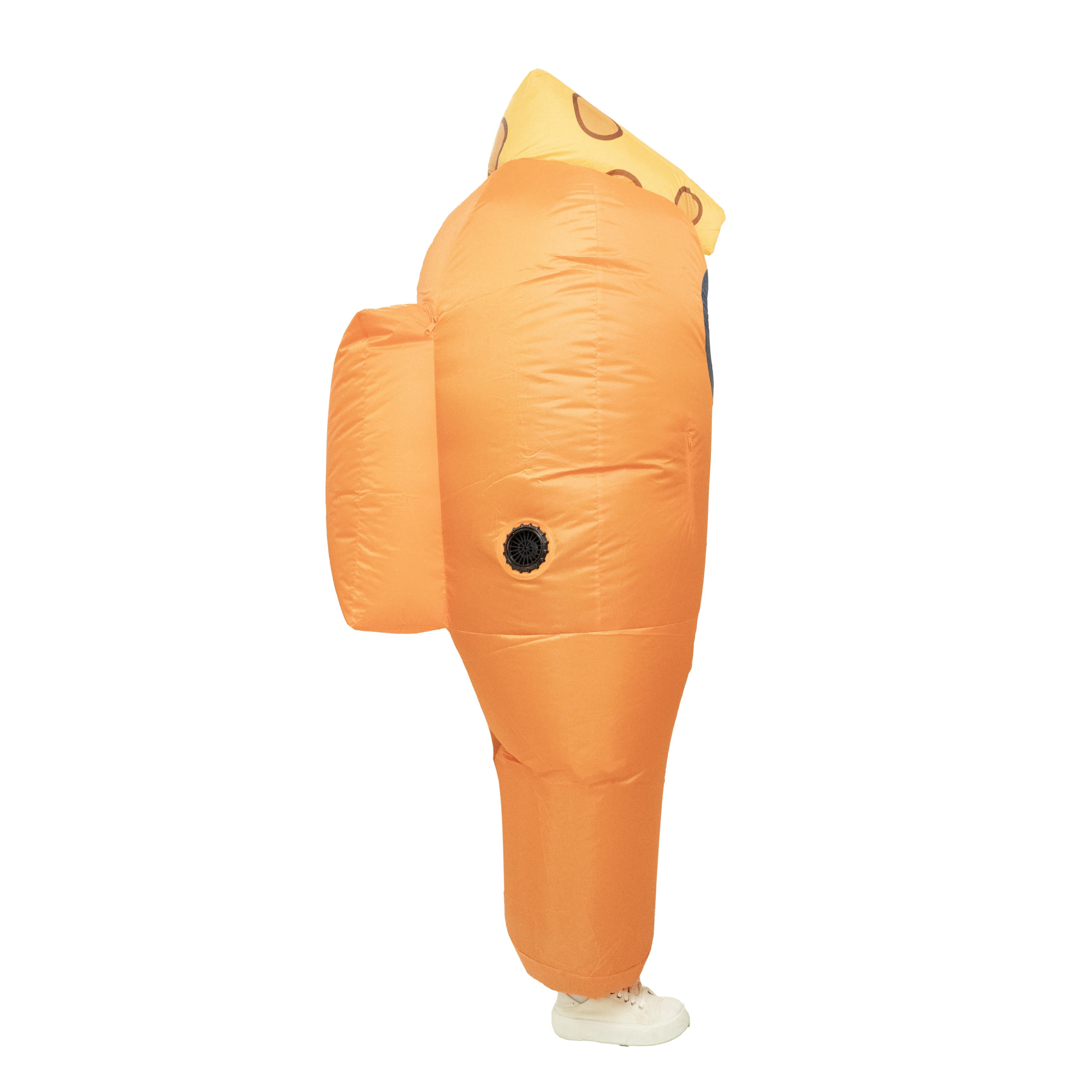 Among Us Cheese Impostor Inflatable Halloween Costume for Children, One Size Fits Most, by Maxx Marketing