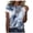 C-Navy, variant on Womens Tops Short Sleeve Boho Floral Print T Shirts Crew Neck Casual T Shirts Work Clothes (B-Green S)