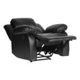 thumbnail image 6 of OakvillePark Tillinghast Faux Leather Upholstered Reclining Chair, Black, 6 of 8