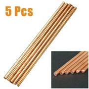 Rooha Brand New Pure Copper Copper Metal Rod Cylinder Diameter 4mm, Length 100mm