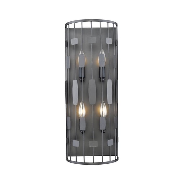 Z-Lite Almet 4 Light Wall Sconce in Bronze