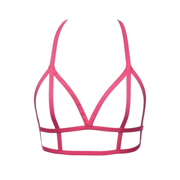 Brassiere Material Premium Cupsess Lencería Firfieza Apasionada Misterioso Dulce Regalo Romántico Ambiente Moda Cupless Bras Rose Rojo Scienceny XX000635-04