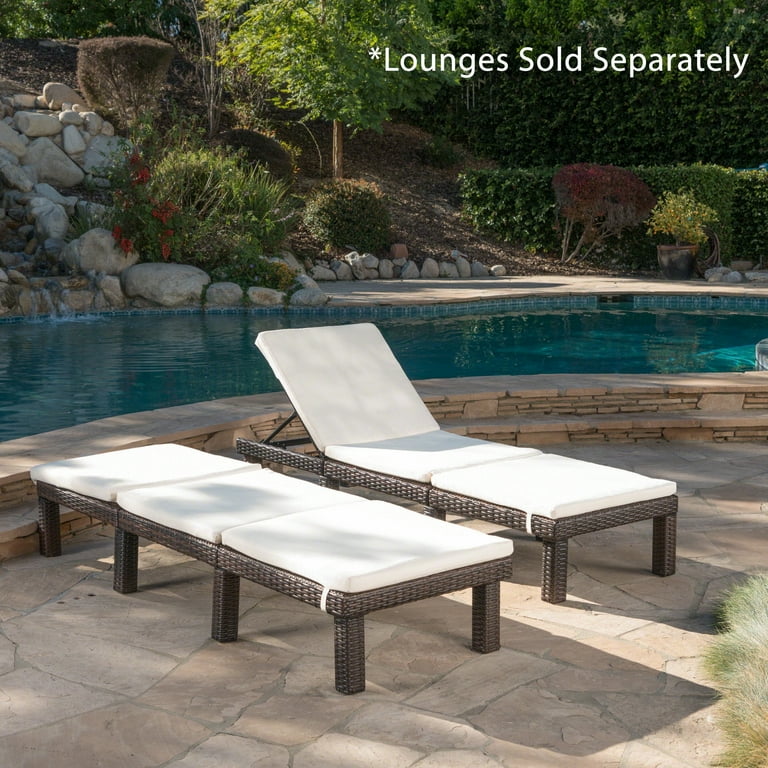Christopher Knight Home Jamaica Chaise Lounge Cushions ONLY Set of 2 by Green Walmart