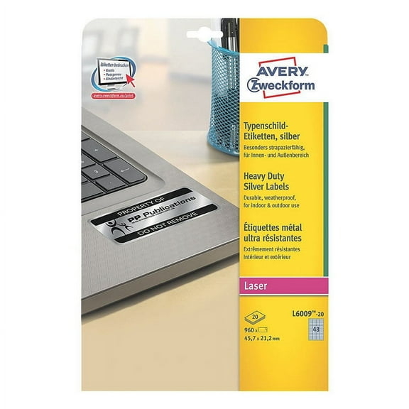 Avery Laser Heavy Duty Label 4