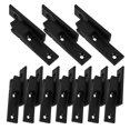 thumbnail image 1 of 10 Sets Roman Buckle Joint Fixation Furniture Panel Joint Brackets Plastic Assembly Bracket Sectional Attachment Wall Panel Hardware For Panel Bracket, 1 of 8