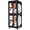 Black-62.5" H, variant on MEDEHOO Catio Outdoor Cat Enclosure - 62.5" Large Walk in Cat Cage on Wheels, Multi-Level Kitty House with Cat Scratching Post, PVC Layer, and Waterproof Roof Gray