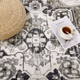 thumbnail image 4 of Ileading 8'x10' Boho Area Rug for Living Room, Non Slip Machine Washable Rugs Vintage Floor Carpet for Bedroom Dinning Room Kitchen, Brown, 4 of 11
