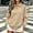 Khaki, variant on WQNVRNR Womens Collar Sweatshirt Fall Casual Loose Fit Button Front Kangaroo Pocket Pullover Sweatshirt with Pocket Khaki 2XL