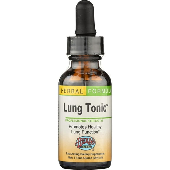 Herbs Etc - Lung Tonic - Promotes Healthy Lung Function - 1fl oz