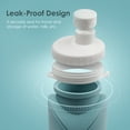 thumbnail image 2 of 600mL Collapsible Water Bottle Foldable Water Bottle Lightweight Reusable BPA Free Silicone Leak Proof Water, 2 of 8