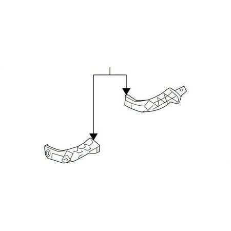 Genuine OE Mazda Retaining Bracket - F151-50-2H1D
