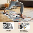thumbnail image 4 of Cavalier King Charles Spaniel Dog and Flower Hot Yoga Mat Towel Non Slip for Hot Yoga - Quick-Drying Yoga Mat Cover with 4 Corner Pockets with Travel Bag - Hot Yoga Towel Non Slip 70"x26", 4 of 6