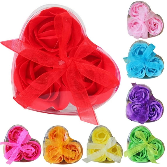 Dream Lifestyle Artificial Flowers Set Gift,3 Heads Multi Use Fake Flowers Combo for DIY Wedding Bouquets,Valentine's Day Centerpieces Arrangements Party Home Decorations(8 Colors)