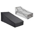 thumbnail image 4 of Bxaolu Patio Chaise Lounge Cover Waterproof, Heavy Duty Outdoor Lounge Chair Covers, Black Durable Patio Furniture Covers, 82.7L x 29.5W x 31.5H inch, 4 of 9