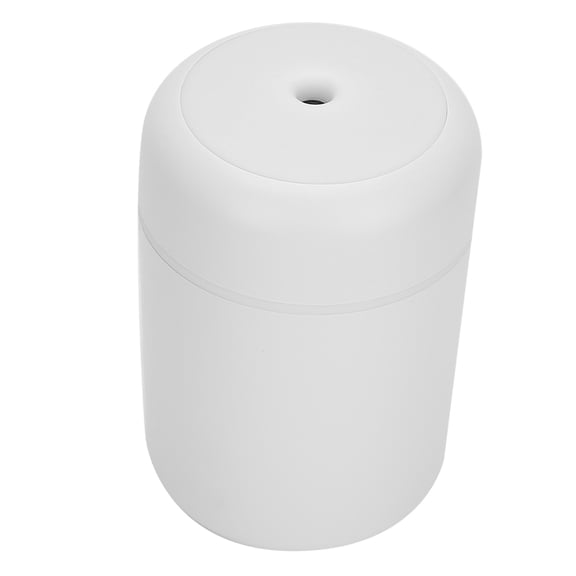 Portable USB Desktop Air Humidifier and Cool Mist Maker with Colorful Night Light for Car and Home Office Personal Small Humidifier for Bedroom Living Room Plants Quiet Operation White 300ml 10.1oz