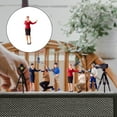 thumbnail image 4 of 1:64 Hand Painted Model People Figure Diorama Scenery Hostess toys diorama scenery building Red, 4 of 9