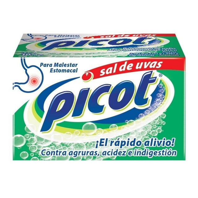 Picot Sal de Uvas Antiácido caja con 10 sobres