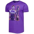 thumbnail image 2 of Unisex Stadium Essentials Devin Booker Purple Phoenix Suns Player Skyline T-Shirt, 2 of 3