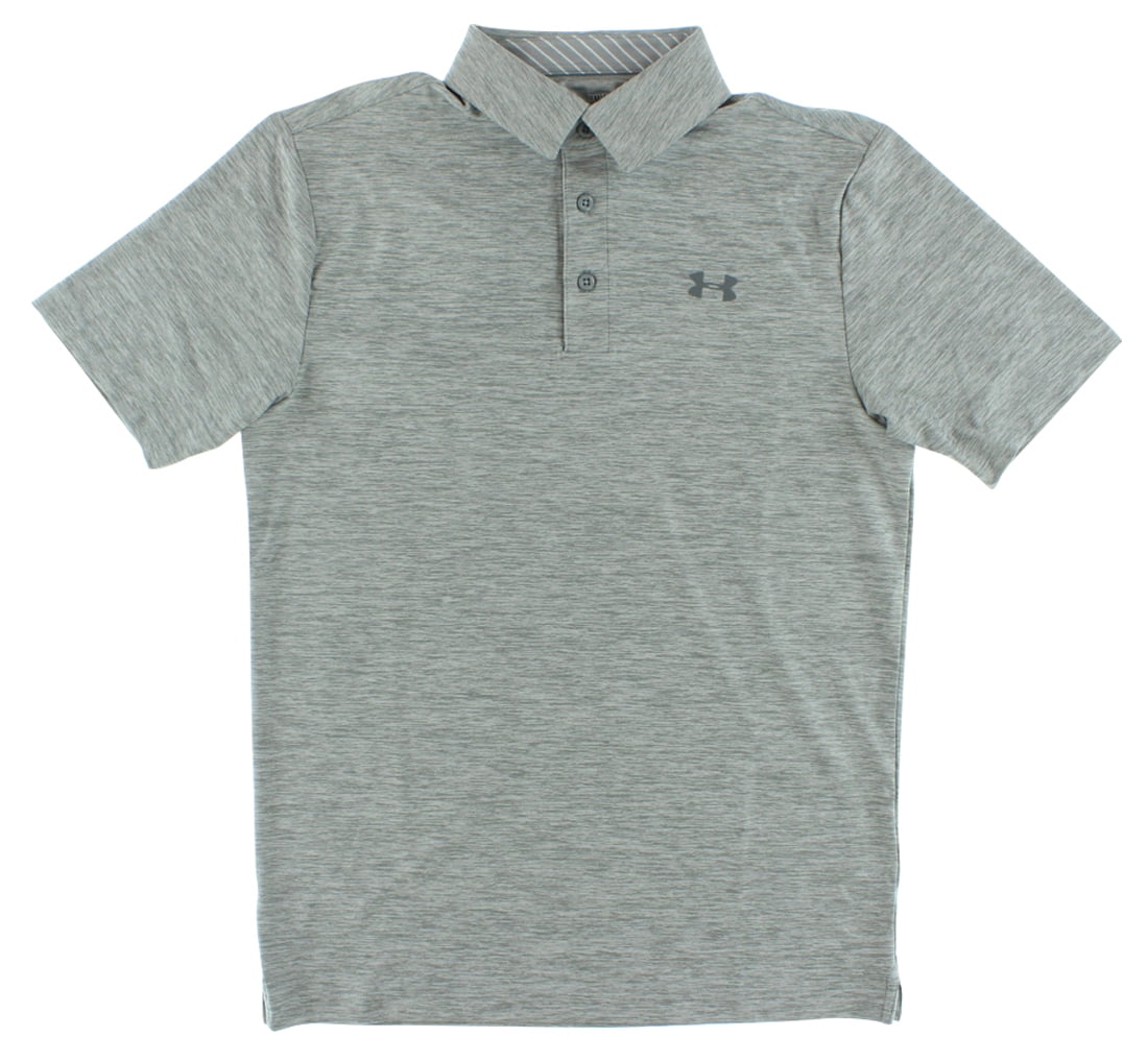 Under Armour - Under Armour Mens Playoff Polo Shirt Heather Grey - Walmart.com - Walmart.com