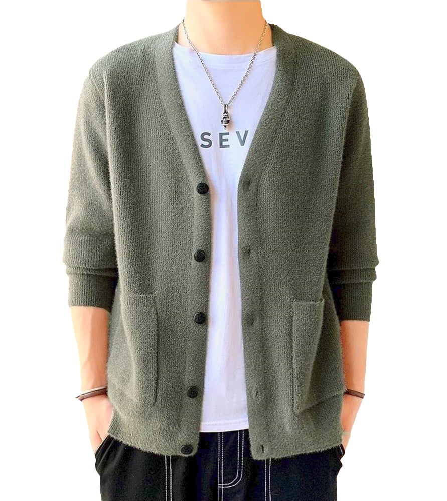 Kurt cobain hotsell green cardigan sweater