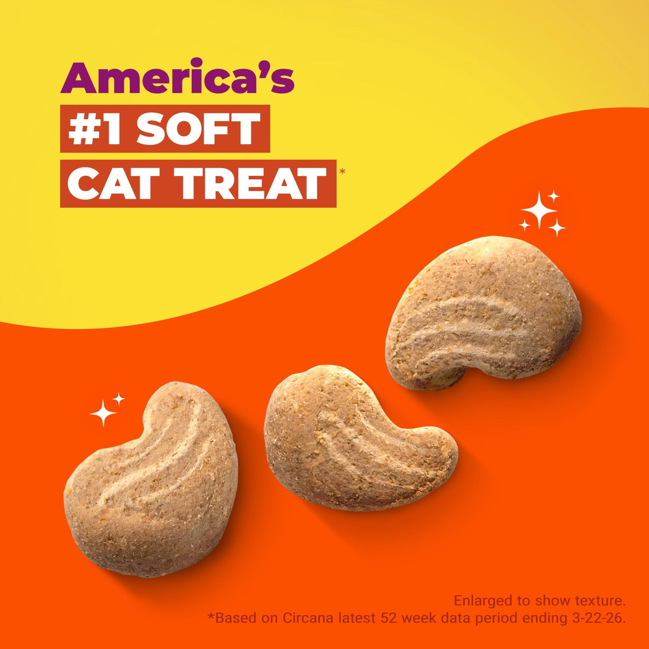 (12 pack) Meow Mix Irresistibles Soft Cat Treats Made With Real Chicken, 12 oz Pouch