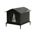 thumbnail image 1 of Pet Thermal Enclosed Cat Tent For Winter Warmth All Season Cozy Pet Bed For Indoor Outdoor Use, 1 of 8