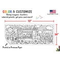 thumbnail image 4 of Tiny Expressions Giant Ice Cream Truck Coloring Poster 72 x 30 Paper Banner, 4 of 4