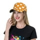thumbnail image 5 of Fotbe Orange And White Polka Dot Gorro Clásico de Béisbol, Gorra Ajustable con Broche Snapback, Gorro de Exterior de Algodón Suave, 5 of 6