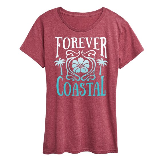 Instant Message - Forever Coastal - Women's Short Sleeve Graphic T-Shirt