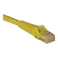 thumbnail image 2 of Eaton Tripp Lite Series Cat6 Gigabit Snagless Molded (UTP) Ethernet Cable (RJ45 M/M), PoE, Yellow, 14 ft. (4.27 m) - Patch cable - RJ-45 (M) to RJ-45 (M) - 14 ft - UTP - CAT 6 - molded, snagless, stranded - yellow, 2 of 2