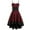 Red, variant on Fesfesfes Women Gowns Halloween Vintage High Grade Cami Bandage Lace Up High Low Dress Party Dress Plus Size $10
