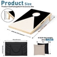 thumbnail image 2 of Outdoor Sports Toys Solid Wood Premium Cornhole Set - 3 Feet x 2 Feet Game Boards, Includes Set of 8 Corn Hole Toss Bags,Outdoor Activity Toys, 2 of 10