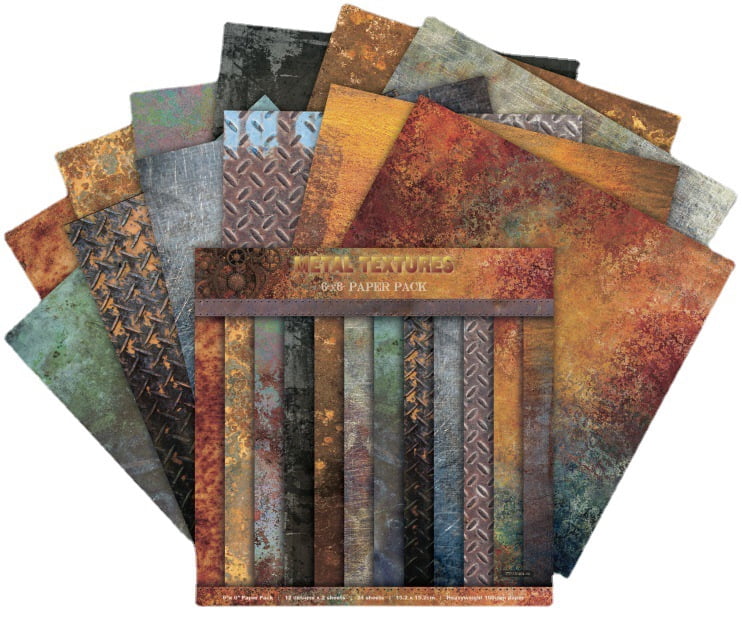 Scrapbook Background Paper - DIY Album and Junk Journal Supplies, Patterned Craft Paper