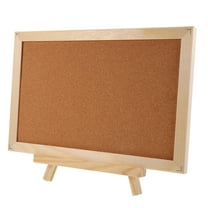 Beaupretty Double Sided Cork Bulletin Board Wooden Chocolate 1 Set