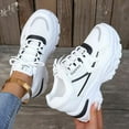 thumbnail image 6 of kamemir Women's Fashion Sneakers Women's Lifestyle Mesh Jogger Sneakers(Black,7.5), 6 of 6