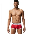 thumbnail image 3 of JOCKMAIL Mens Underwear Boxer Trunks Sexy Push up Cup Pad Front and Back Hip Enhance the Buttocks, 3 of 9